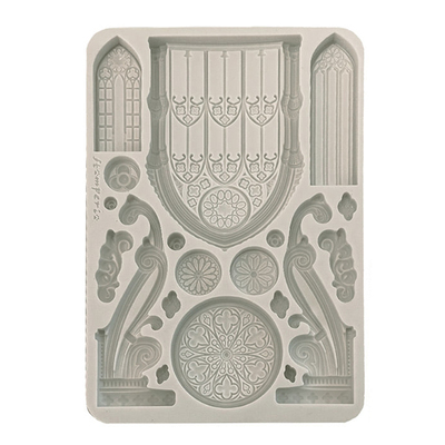 Stamperia 哥特建筑元素进口硅胶模具 gothic architecture