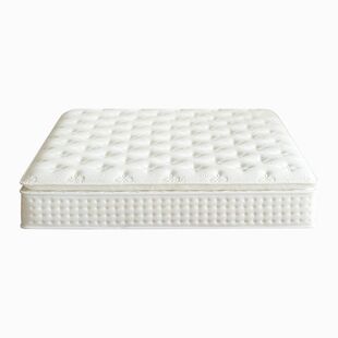 希尔顿酒店同款席梦思天然乳胶独立弹簧海绵床垫软垫0压0胶0甲醛