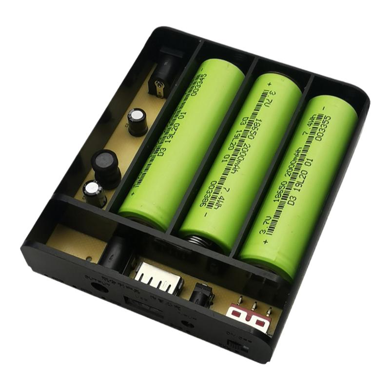 5V9V12V路由器光猫专用18650ups可换锂电池盒diy可拆卸停电宝套件