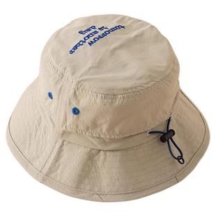 儿童防晒帽防紫外线渔夫帽2026新款秋季男童宝宝遮阳女童太阳帽子