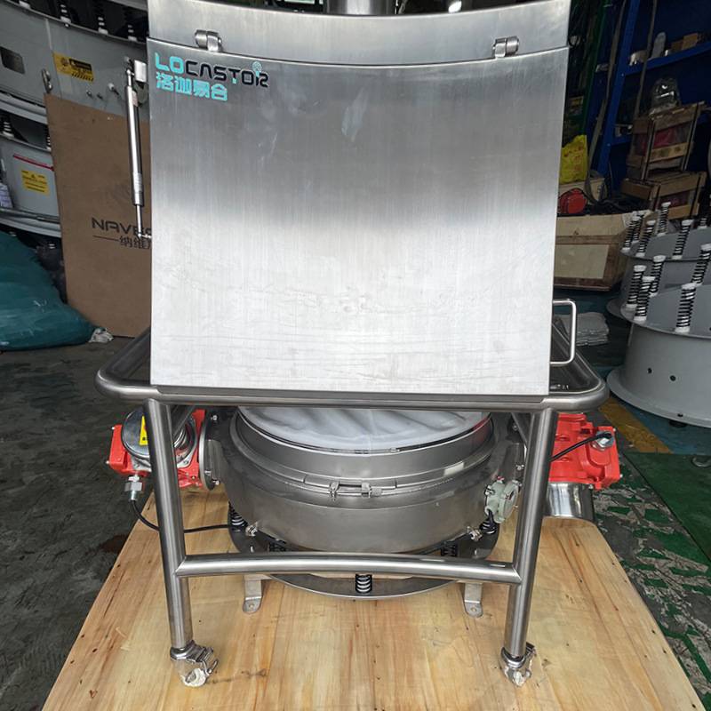 无尘投料筛分站带振动筛全自动末颗粒输送食品化工药品投料站