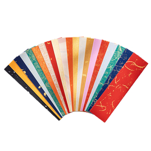 一笔笺空白小卡条纸条手写彩色古风diy手机壳书法作品宣纸专用毛笔字软笔小楷瘦金体蜡染信笺便签书签小卡纸