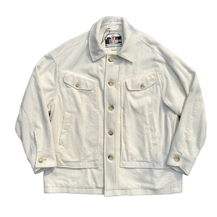 【249元任选三件】轻工装灯芯绒夹克男生春秋宽松牛仔夹克外套潮