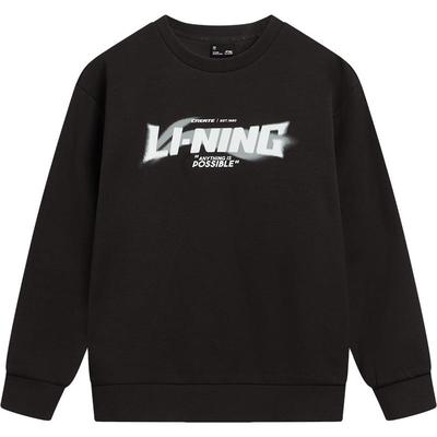 李宁儿童加绒卫衣冬季冬装