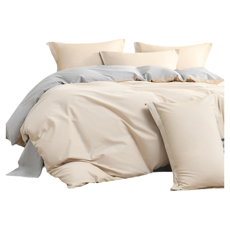 LimerenceA类100支纯棉四件套轻磨毛埃及长绒棉床单床笠保暖床品