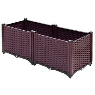 阳台种菜专用箱楼顶种花箱露台种菜种植箱塑料室外户外长方形花盆