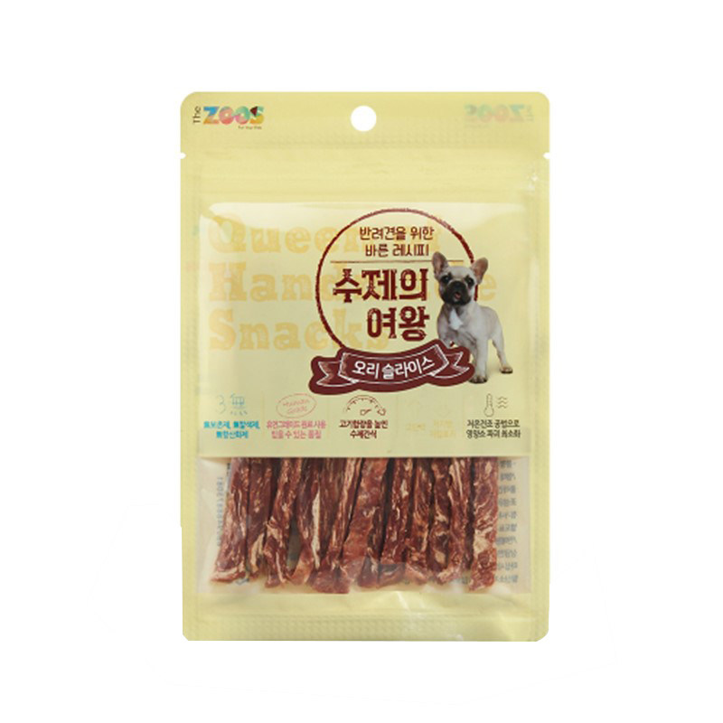 韩国The Zoos雪花牛肉粒肉条软肉干幼犬老年犬奖励训练通用狗零食