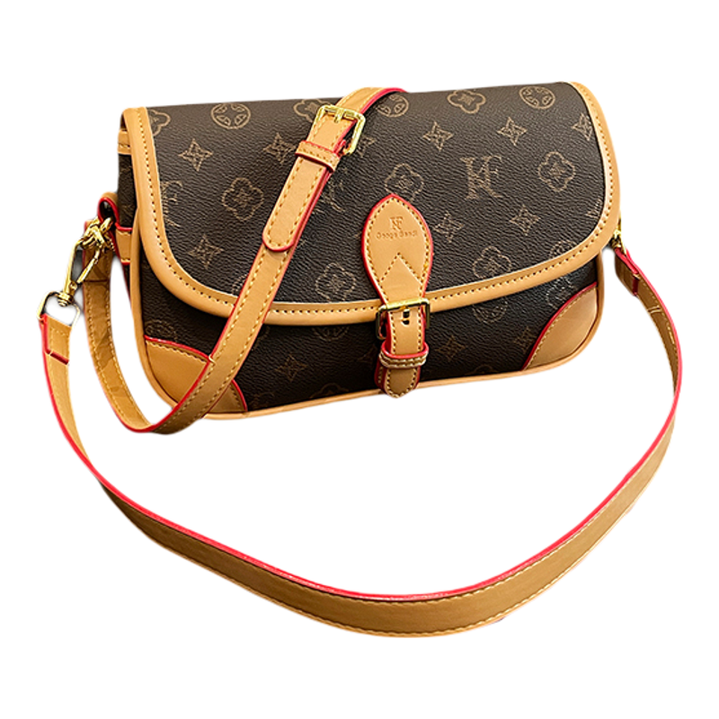 超火老花小包包女2025新款时尚法棍腋下包百搭轻奢小众斜挎小方包