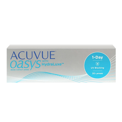 【自营】Acuvue强生安视优透明隐形眼镜欧舒适日抛近视白片30片装