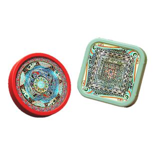 物兮物 敦煌系列藻井纸雕分层冰箱贴小夜灯文创周边礼物