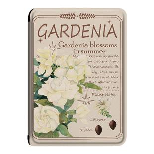 山茶花适用汉王N10mini简约英文clear6pro创意plus文石BOOX电子书NoteAir4C阅读器leaf3清新poke5s保护套壳