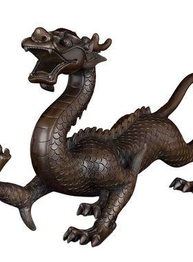 纯铜四方位青龙白虎朱雀玄武摆件