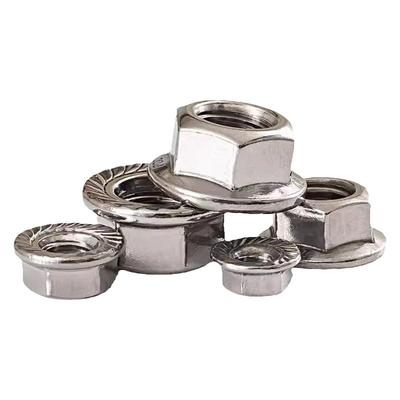 304不锈钢法兰螺母201防松螺丝