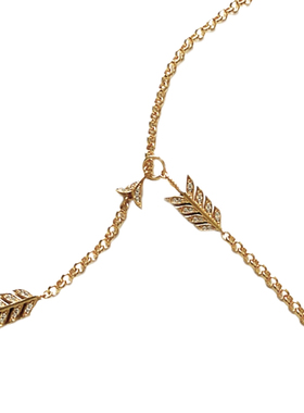 小众设计感Y字链项链复古简约