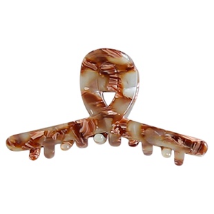 高级感中号半扎发交叉抓夹女2025新款气质简约鲨鱼夹侧边头饰发夹