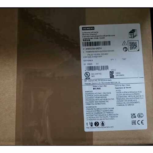 议价-全新原装正品3RW50566AB14西门子3RW50软启动