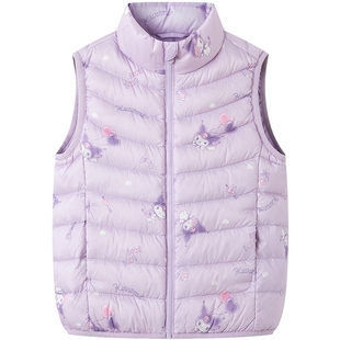 波司登奥莱25秋季男女童轻盈保暖羽绒服校服神器立领马甲背心内胆