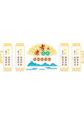 养老院雪弗板活动室背景墙
