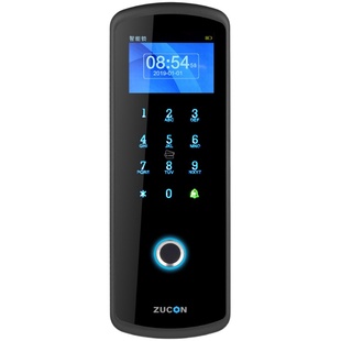 ZUCON祖程无线门禁锁免布线指纹门禁系统一体机玻璃门门禁锁套装