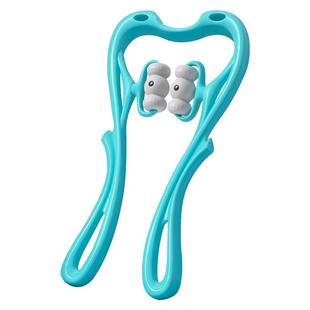 颈椎按摩器手动滚轮肩颈按摩腰部揉捏夹疏通仪家用脖子舒缓器经络