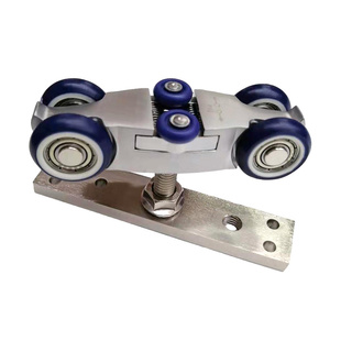 折叠门万向吊轮尼龙静音上木门移门滑轮五金配件轨道吊滑重型吊门