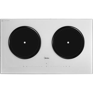 美的铂钻电磁灶嵌入式台式家用大功率电磁炉双灶官方旗舰店正品