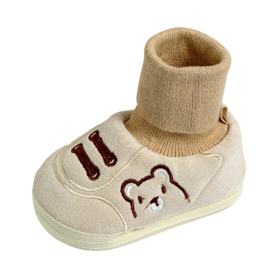 婴儿鞋子春秋冬6-9-12个月学步初生小月龄外出鞋袜男女宝宝0到1岁