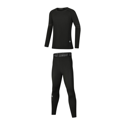 儿童紧身衣打底足球服训练服套装