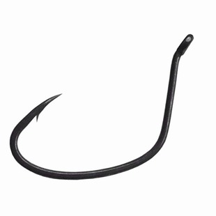 梭鱼钩专用钩斜口钓钩散装乌头鲈鱼钩管付带孔路亚有倒刺海钓鱼钩