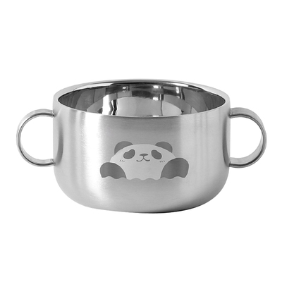 川岛屋不锈钢儿童吃饭专用辅食碗