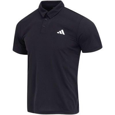 阿迪达斯网球POLO衫男2025冬季新款运动服翻领训练短袖T恤HR8730