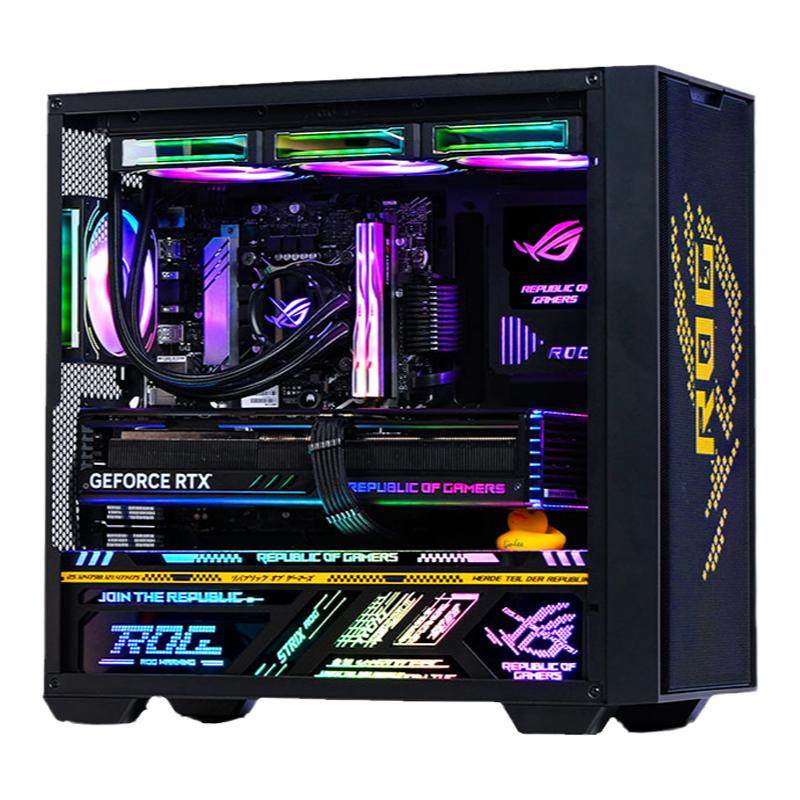 RTX5060ti华硕rog全家桶9800X3D 5070TI台式组装电脑游戏直播主机