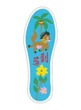 十字绣鞋垫鞋垫子宝梵美配线补线