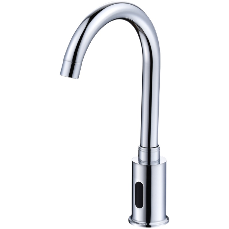 感应式水龙头全自动全铜红外线洗手器家用冲水单冷热商用智能工程