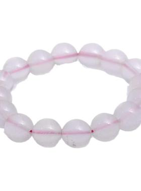 梦克拉芙蓉石粉晶石手链女 美姿 水晶手珠粉晶手串