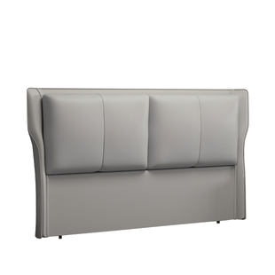 床头软包靠背单买简约现代新款科技布单独一米八实木落地背板定制