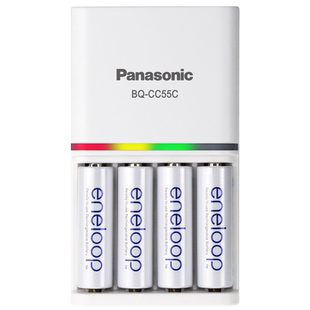 松下eneloop爱乐普充电电池智能充电器五5号7号镍氢三洋爱老婆数码相机闪光灯AA电池可冲七号充电池大容量