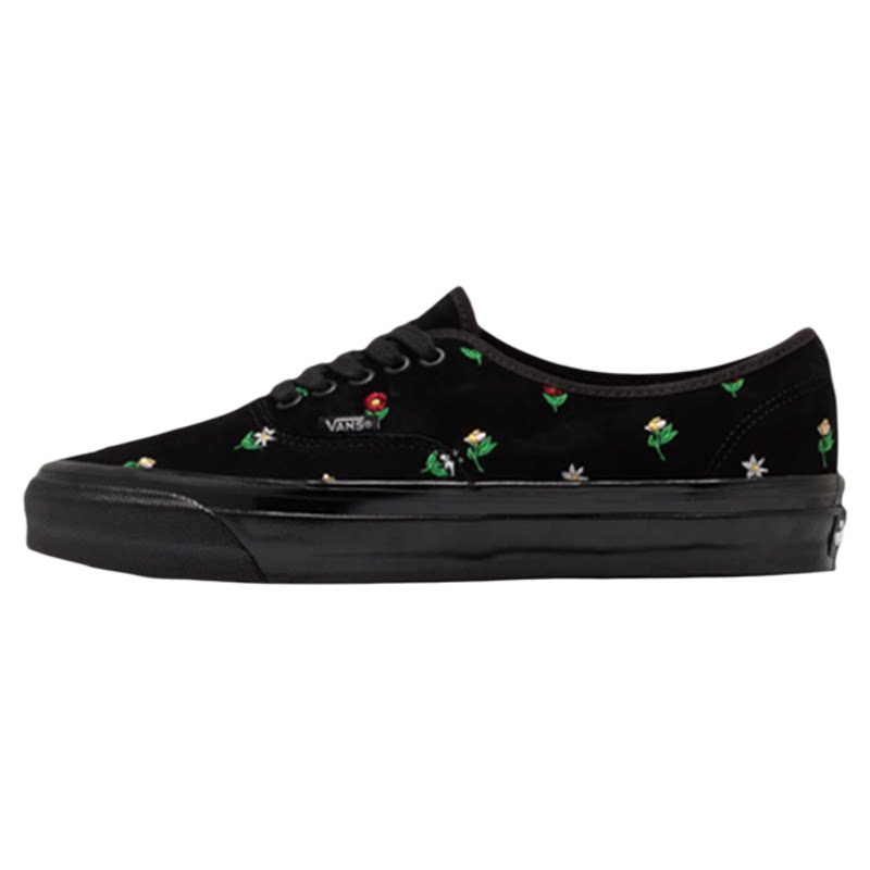 Vans OTW Authentic 44 低帮刺绣小花四叶草男女板鞋VN00117RBLK