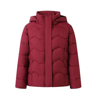高档妈妈冬装羽绒服中老年加厚短款保暖外套女秋冬新款连帽加厚衣