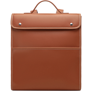 高级感皮质上班通勤女双肩包小众新款时尚百搭背包不撞款电脑女包