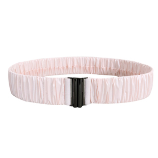 新品羽绒面料光面松紧腰带褶皱弹力腰封女宽百搭配羽绒束腰显瘦用