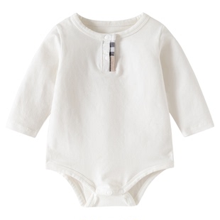 Nest Wheat新生儿包屁衣满月百天哈衣莫代尔婴儿连体衣宝宝衣服