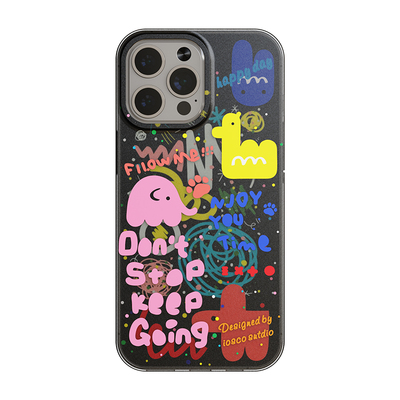 iPhone17-14双层透黑手机壳