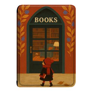 适用乐天KOBO书籍kindle电子书保护套paperwhite手持958欧美KPW4创意5复古6新款scribe阅读器oasis2潮3壳K11