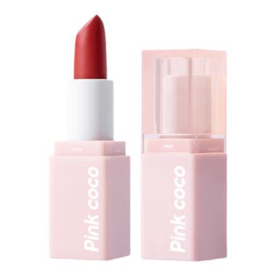 Pinkcoco奶霜绒雾口红可爱少女心口红膏体雾面哑光唇釉不掉色口红