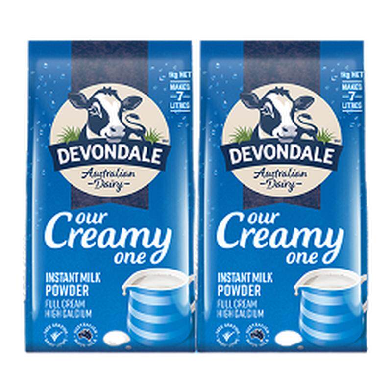 Devondale澳洲德运高钙调制乳粉全脂奶粉1kg*2袋进口牛奶粉成人