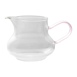 耐高温玻璃公道杯分茶器小号简约功夫茶具公杯带把防烫匀茶杯茶盅