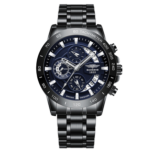 全进口男士手表机械男款正品黑武士品牌学生高级感瑞士男生石英表