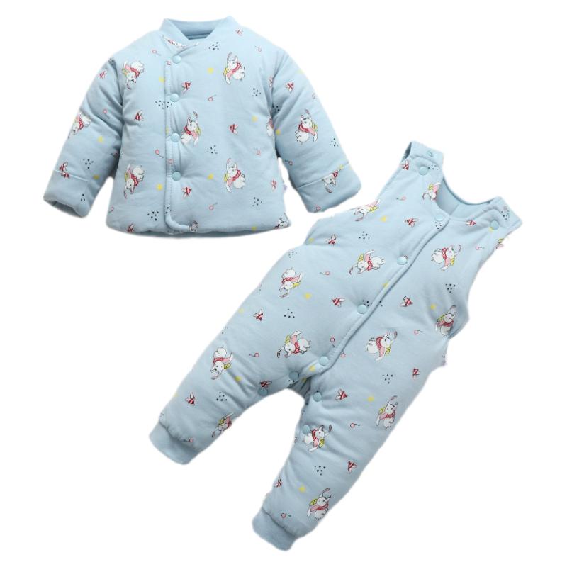 婴幼儿针织套装中厚保暖外出棉服