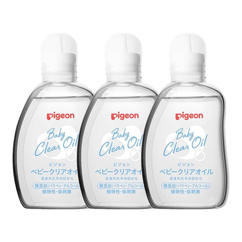 贝亲婴儿抚触油新生专用80ml*3瓶